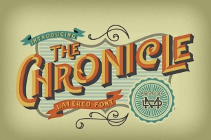 The Chronicle - Layered Typeface Font Download