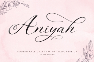 Aniyah Script - Beautiful Calligraphy Font Download