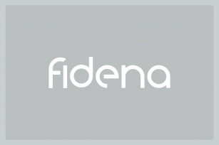 Fidena // a family font Font Download