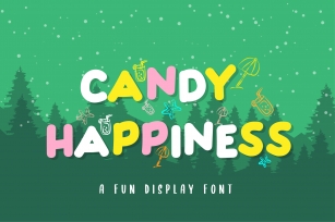 Candy Happiness Display Font Font Download