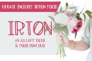 Irton Inline + Solid Sans Font Duo Font Download