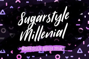 Sugarstyle Millenial Typeface Font Download