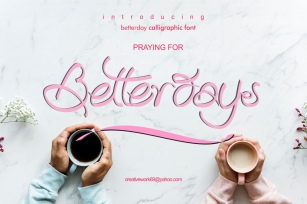Betterday Calligraphic Font Download