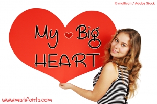 My Big Heart Font Download