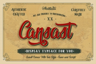 Cansast Font Duo Font Download