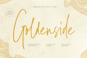 Goldenside Script Font Download