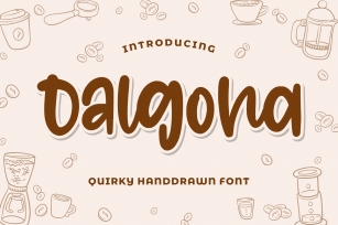 Dalgona - Quirky Font Font Download