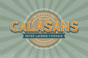 Calasans 7 Layered Font Font Download
