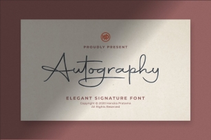 Autography - Elegant Signature Font Font Download