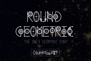 Round Geometric Font Font Download