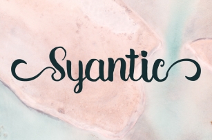 Syantic Handwritten Script Font Download