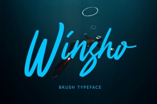 Winsho Brush Typeface Winsho Brush Typeface Winsho Brush Typ Font Download