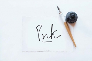 Ink signature Font Download