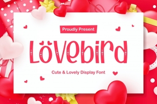 Lovebird - Cute and Lovely Typeface Font Download
