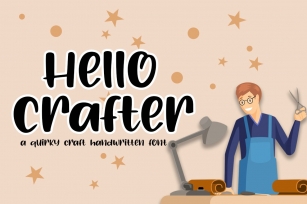 Hello Crafter a Handwritten Craft Font Font Download