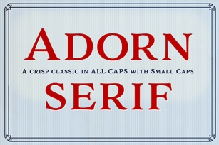 Adorn Serif Font Download