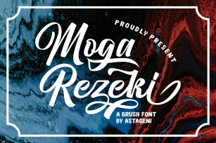 Moga Rezeki | Duo Font With Extra Swash Font Download