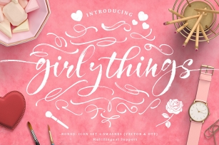 Girly Things Font Download