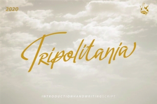 Tripolitania Stylish Handwritting Script Font Font Download