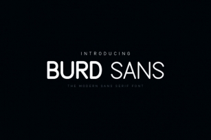 Burd Sans Font Download