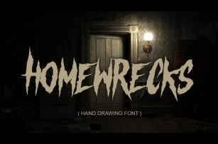 HOMEWRECKS - horror metal font - Font Download