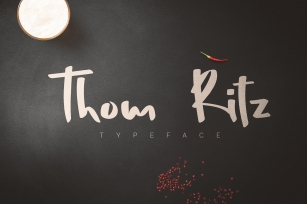 Thom Ritz Typeface Font Download