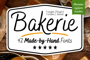 Bakerie Complete Font Family Font Download