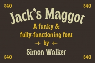 Jack’s Maggot Font Download
