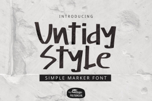 Untidy Style Font Download