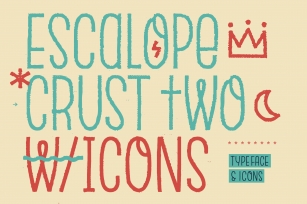 Escalope Crust Two + Icons Font Download