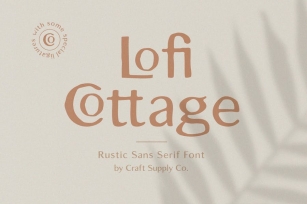 Lofi Cottage - Rustic Sans Serif Font Download