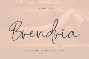 Brendria - Signature Font YR Font Download