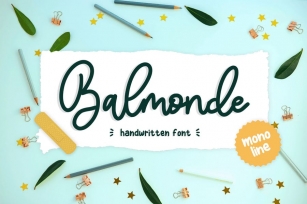 Balmonde YH - Monoline Font Font Download