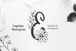 Angelina Monogram Font Download