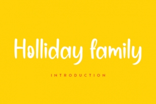 Holliday Family Font Download
