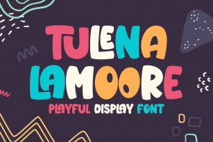 Tulena Lamoore - Playful Display Font Font Download