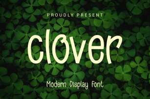 Clover - Modern Display Typeface Font Download