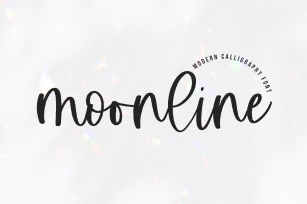 Moonline - A Handwritten Script Font Font Download