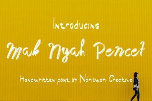 Mak Nyah Pencet Font Download
