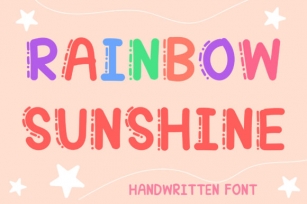 Rainbow Sunshine Font Download