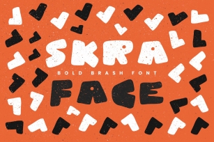 SKRA: Bold Gritty Poster Font Download