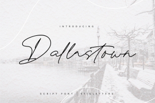 Dallastown - Script Font Font Download
