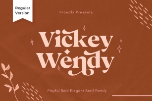 Vicky Regular - Modern Vintage Typeface Font Download