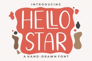 Hello Star GJ - Hand Draw Font Font Download