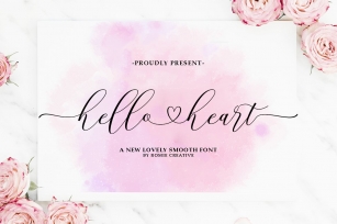 hello heart Font Download
