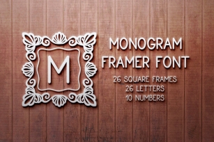 Monogram Framer Font Download
