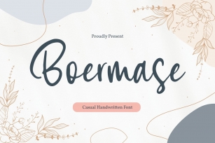 Boermase - Casual Handwritten Font Font Download