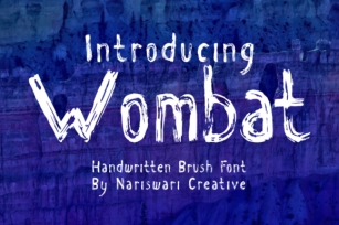 Wombats Font Download