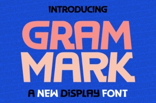Gram Mark Font Download