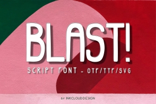 Sans Serif Script Font | Blast | All Purpose Handwriting Font Download